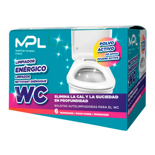 Limpiador en&eacute;rgico WC polvo activo MPL 6uds image number