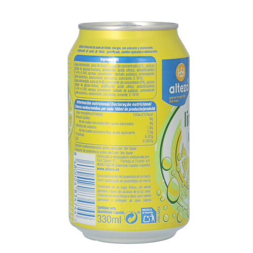 Refresco limon 6% zumo ALTEZA lata 33cl image number