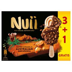 HELADO SABOR CARAMELO SALADO Y NUECES NUII 3+1 GRATIS
