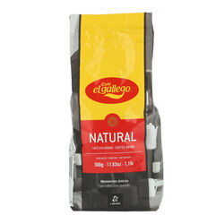 Caf&eacute; el GALLEGO Natural grano 500g