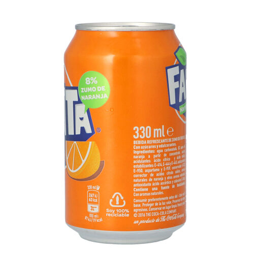 FANTA naranja lata 33cl image number