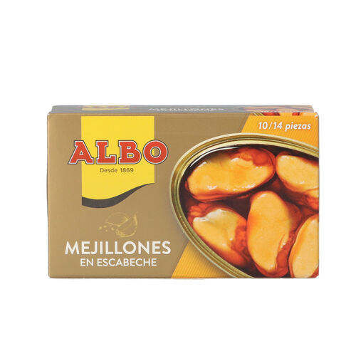 Mejillon ALBO escabeche 9/13p 115g image number