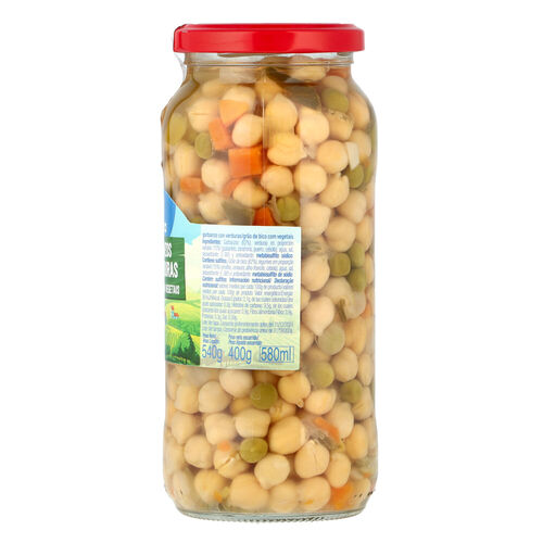 Garbanzo con verdura ALTEZA 540g image number