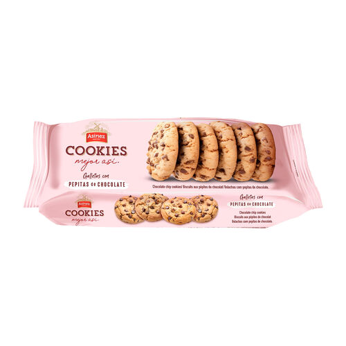 Galletas con pepitas de chocolate COOKIES ASINEZ 120g image number