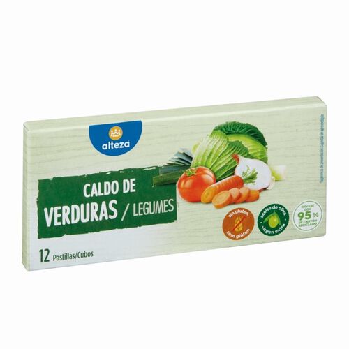 Caldo de verduras ALTEZA 12 pastillas image number