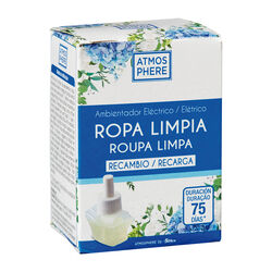 Ambientador electrico ropa limpia atmosphere recambio 25ml