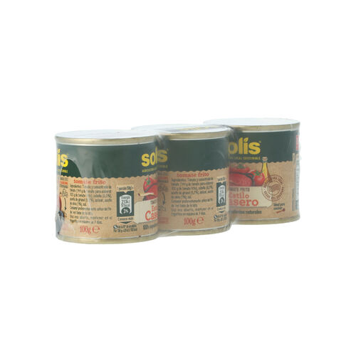 TOMATE FRITO CASERO SOLÍS 3x100g image number