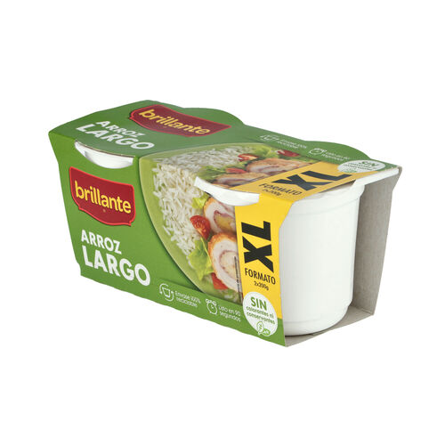 Arroz BRILLANTE Largo XL 2x200g image number