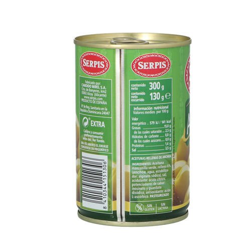 ACEITUNA RELLENA SERPIS 300g image number