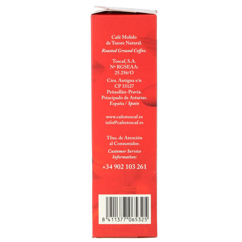 Caf&eacute; molido Natural TOSCAF 250g image number