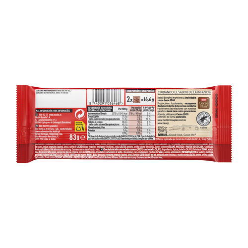 CHOCOLATE CON GALLETA MARIA NESTLE 83g image number