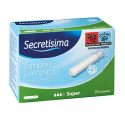 Tampones Compak SECRETISIMA Super 24uds