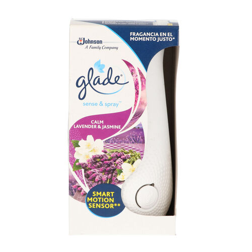 AMBIENTADOR GLADE SENSE&SPRAY LAVANDA APARATO + RECAMBIO image number