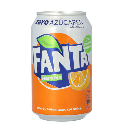 FANTA ZERO NARANJA LATA 33cl image number