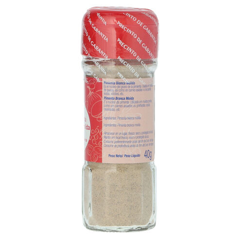 Pimienta blanca ALTEZA molida tarro 40g image number