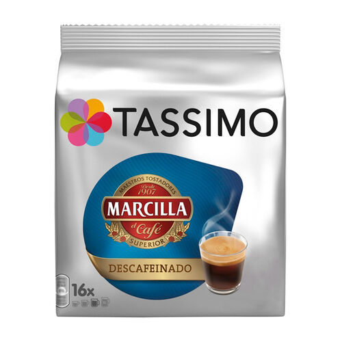 Caf&eacute; TASSIMO MARCILLA descafeinado 16 c&aacute;psulas image number