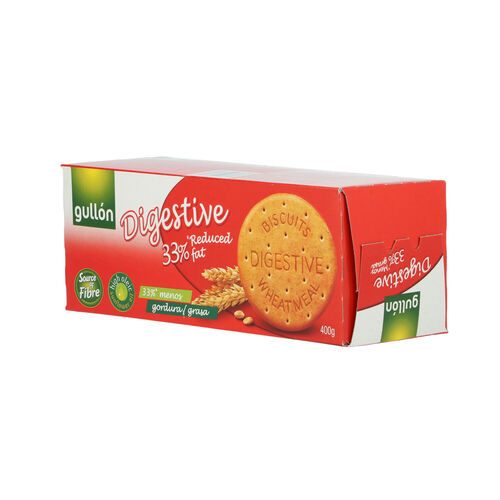 DIGESTIVA 33% MENOS AZUCAR GULLON 400g image number
