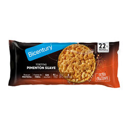 Tortitas con piment&oacute;n suave BICENTURY 82g