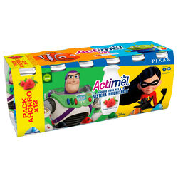 ACTIMEL LIQUIDO FRESA 12x100ml