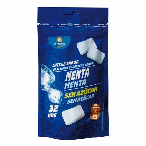 Chicle sin az&uacute;car sabor menta ALTEZA 32uds image number