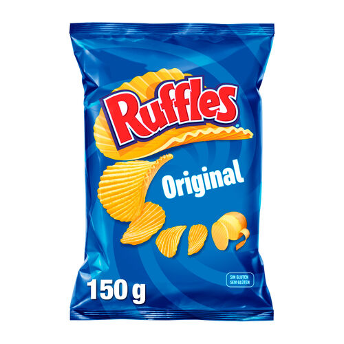 RUFFLES Original patatas fritas onduladas 150g image number