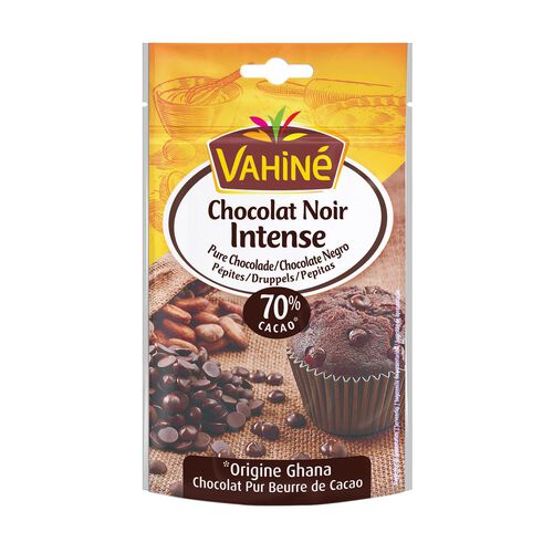 Pepitas choco negro 70% VAHINE image number