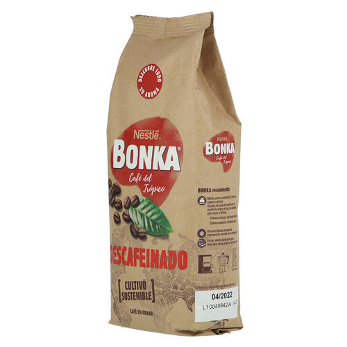 Caf&eacute; BONKA descafeinado grano 500g image number