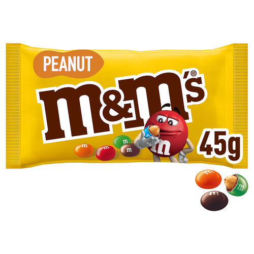 Cacahuetes recubiertos de chocolate M&MS 45g image number