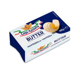 Mantequilla sin sal CASA AZZURRA 200g