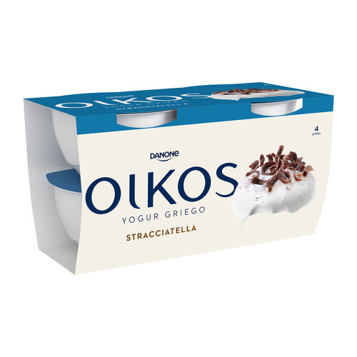 Yogur griego sabor Stracciatella OIKOS 4x100g image number
