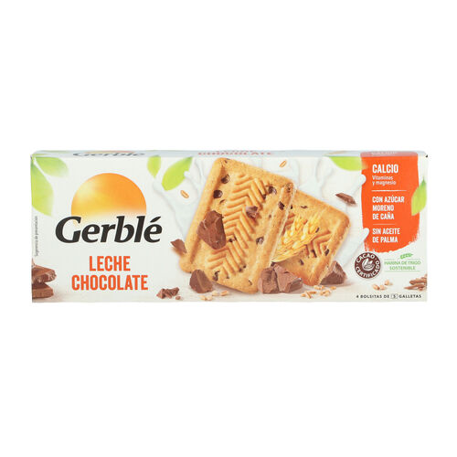 GALLETAS LECHE CHOCOLATE Y YOGHOURT GERBLE 230g image number