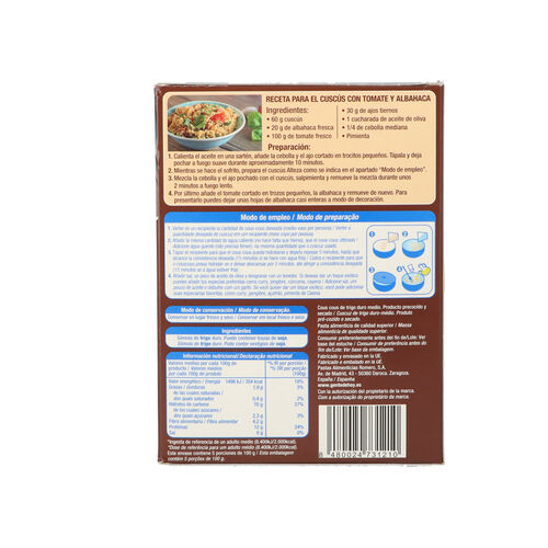 COUS COUS ALTEZA 500g. image number