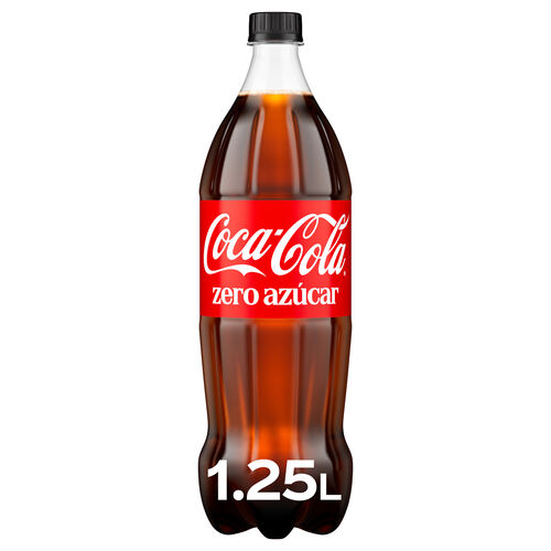Refresco de cola Zero COCA COLA 1,25L image number