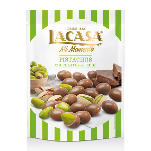 Pistacho con chocolate con leche Mi Momento LACASA 100g image number