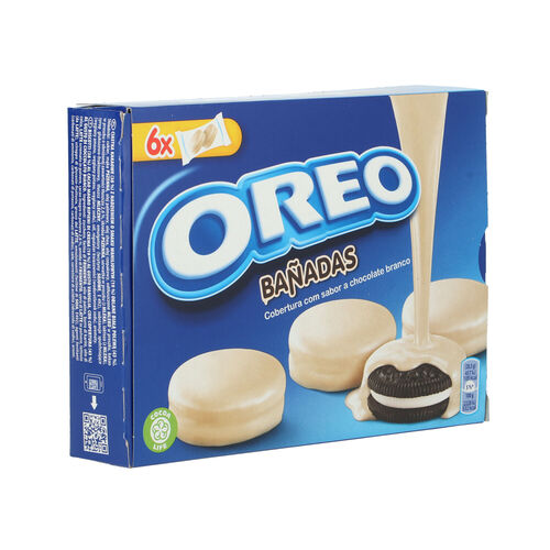 OREO ba&ntilde;adas chocolate blanco 246g image number