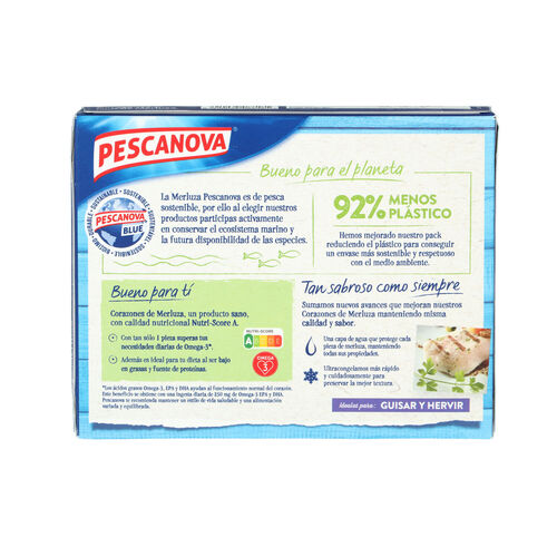 Merluza congelada corazones PESCANOVA 500g image number