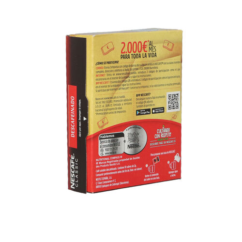 NESCAFE DESCAFEINADO 10 SOBRES 20g image number
