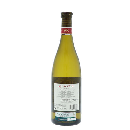 VINO BLANCO MARTIN CODAX ALBARIÑO DO RIAS BAIXAS 750ml image number