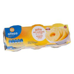 Pi&ntilde;a en rodajas en su jugo ALTEZA 3x220g