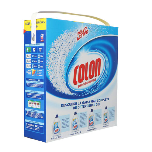 DETERGENTE EN POLVO COLON 30+3 CACITOS image number