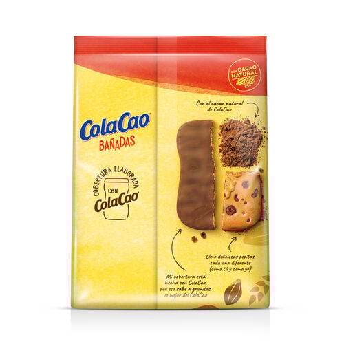 GALLETAS BAÑADAS CON CACAO NATURAL COLA CAO 157g image number