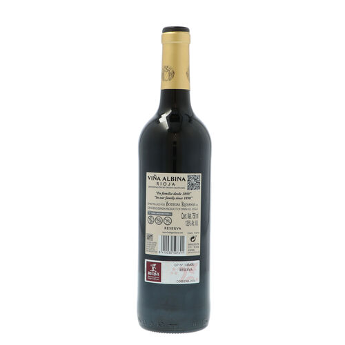 VINO TINTO VIÑA ALBINA RESERVA DO RIOJA 750ml image number