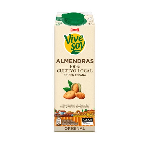 BEBIDA DE ALMENDRA VIVESOY 1L image number