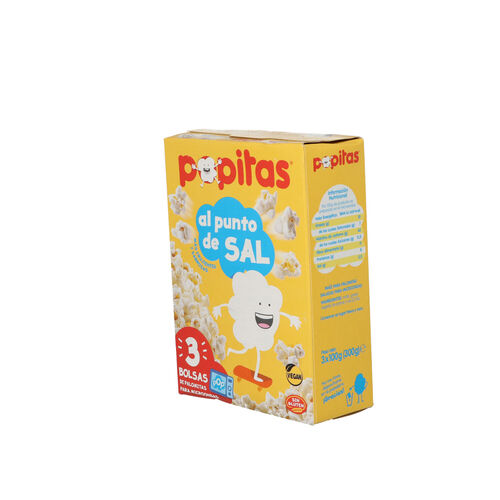 PALOMITAS CON SAL PARA MICROONDAS POPITAS 3x100g image number
