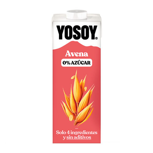 Bebida de avena 0% az&uacute;car YOSOY 1L image number