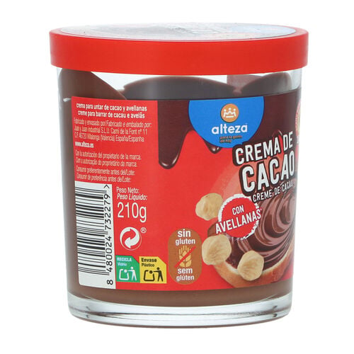 Crema cacao ALTEZA 1 gusto vaso 210g image number