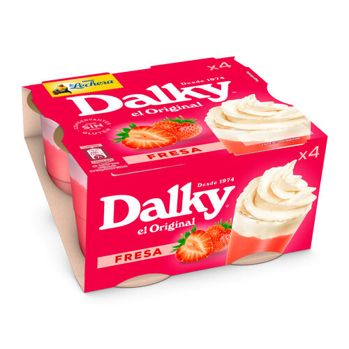 Copa de fresa Dalky LA LECHERA 4x100g image number