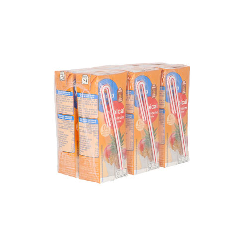 ZUMO DE FRUTA Y LECHE SABOR TROPICAL ALTEZA 6x200ml image number