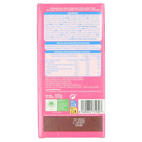 CHOCOLATE ALTEZA FRESA 100g image number
