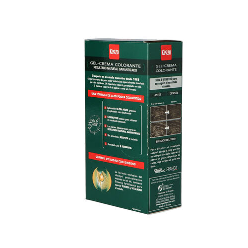 TINTE CABALLERO KERZO CASTAÑO 140ml image number